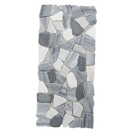 Agrandir l'image de Tapis de galets gris-blanc Image de Tapis de galets gris-blanc