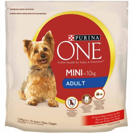 Agrandir l'image de ONE MINI 1,5KG ADULT (Stand-up Pouch) Image de ONE MINI 1,5KG ADULT (Stand-up Pouch)