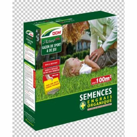 Agrandir l'image de Semences de gazon Plus Sport & Jeu DCM 1,5KG Image de Semences de gazon Plus Sport & Jeu DCM 1,5KG