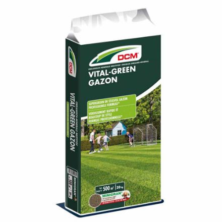 Agrandir l'image de DCM VITAL-GREEN GAZON 20KG Image de DCM VITAL-GREEN GAZON 20KG