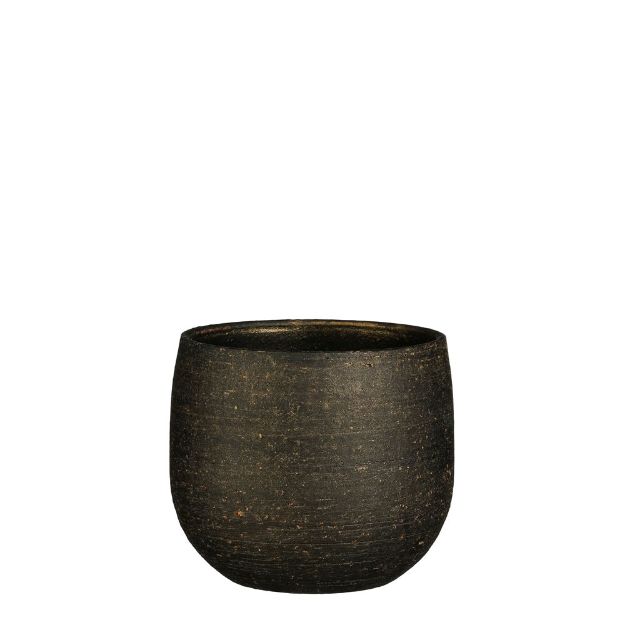 Image de Marcus pot ronde bronze metalliques - h12xd14cm - Mica