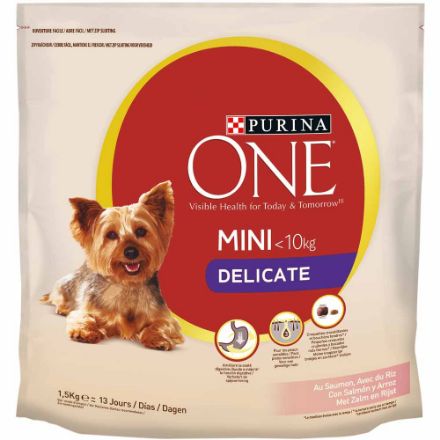 Agrandir l'image de ONE MINI 1,5KG DELICATE  (Stand-up Pouch) Image de ONE MINI 1,5KG DELICATE  (Stand-up Pouch)
