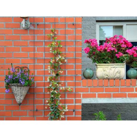 Agrandir l'image de TREILLIS RECT GRIS H150 X 75 CM Image de TREILLIS RECT GRIS H150 X 75 CM