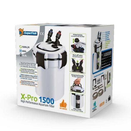 Agrandir l'image de SUPERFISH X PRO 1500 (400L) Image de SUPERFISH X PRO 1500 (400L)
