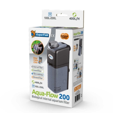 Agrandir l'image de SUPERFISH AQUAFLOW 200 FILTRE 500 L/H Image de SUPERFISH AQUAFLOW 200 FILTRE 500 L/H