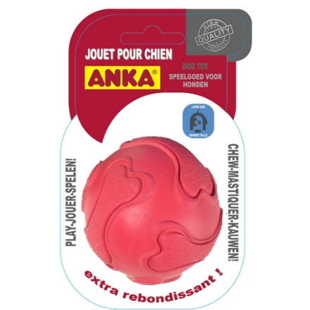 Agrandir l'image de Jouet balle caoutchouc extrabounce 9 cm ANKA Image de Jouet balle caoutchouc extrabounce 9 cm ANKA
