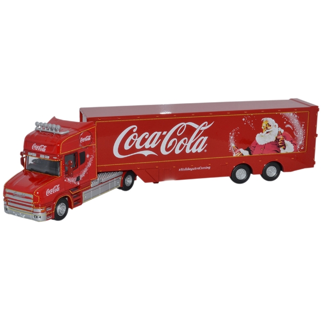 Image de Christmas truck coca-cola 1:76 rouge - Oxford
