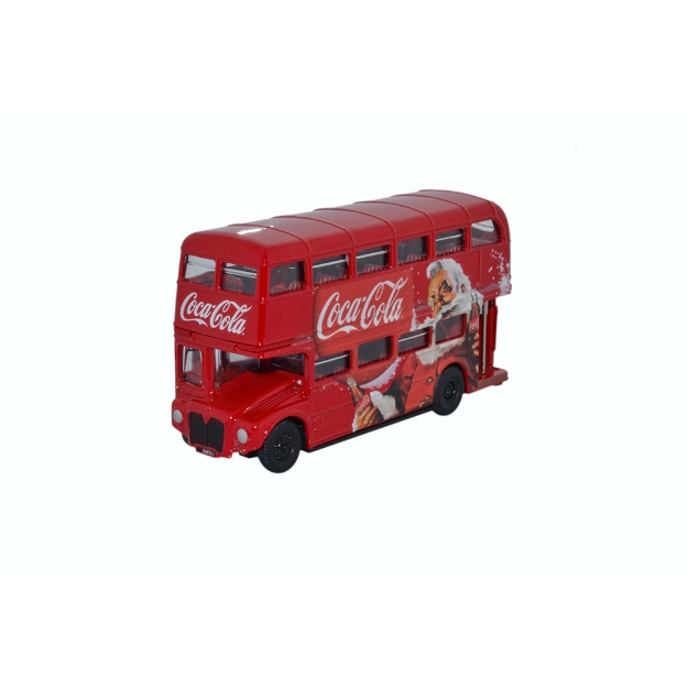 Image de Christmas bus coca-cola 1:76 rouge - Oxford