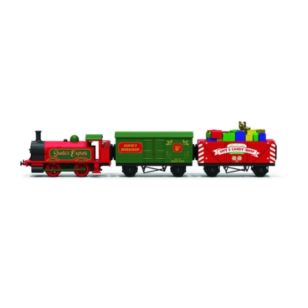 Agrandir l'image de Train de Noël santa's express rouge - Hornby. Image de Train de Noël santa's express rouge - Hornby.