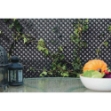 Image de Panneaux trellis décoratif 18 mm PVC Anthracite 1x2m