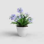 Image de POT CAPRI CAMPANA 25CM BLANC