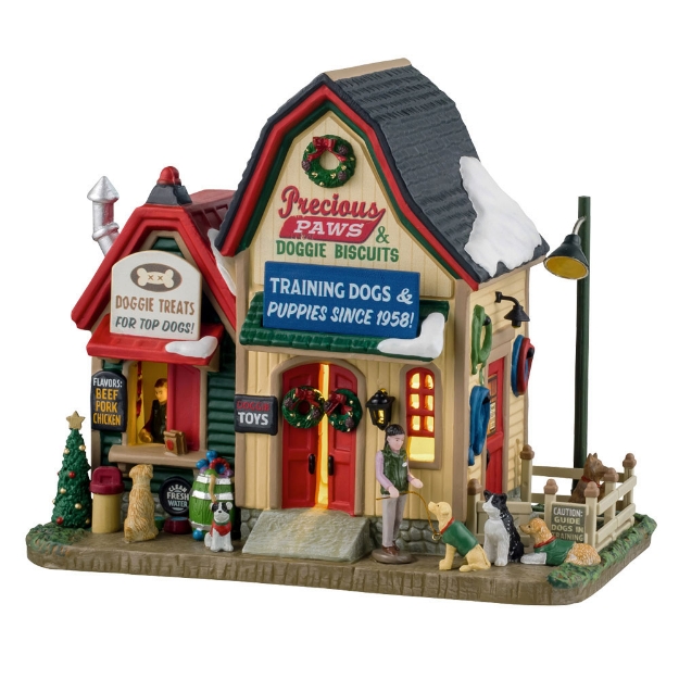 Image de Jolies pattes et biscuits pour chiens - Lemax