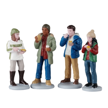 Agrandir l'image de Clients de la cuisine de rue - Lemax Image de Clients de la cuisine de rue - Lemax