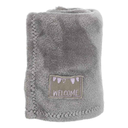 Agrandir l'image de Junior set douillet, couverture/lièvre, en peluche Image de Junior set douillet, couverture/lièvre, en peluche