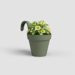 Image de POT CAPRI BALCON INDIVIDUEL 20CM VERT CENDRÉ