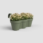 Image de POT CAPRI BALCON TRIPLE 54CM VERT CENDRÉ
