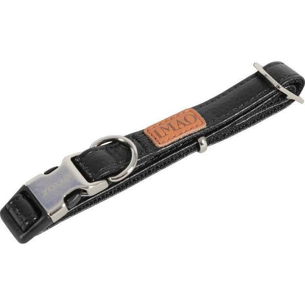 Image de collier chien reg imao picca 25mm noir