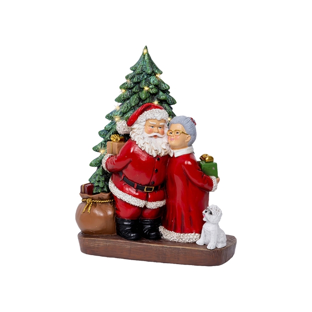 Image de PÈRE ET MÈRE NOËL AVEC LED - LUMINEO