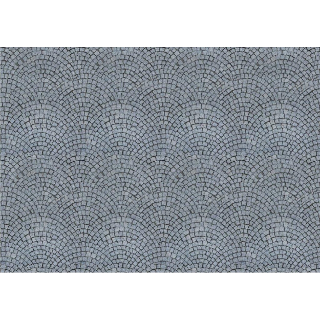 Image de Feuille pavé en arc 29.7x21cm gris - My Village