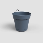 Image de KIT MUR POT CAPRI RÉS.EAU 20CM BLEU ARDOISE