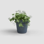 Image de KIT MUR POT CAPRI RÉS.EAU 20CM BLEU ARDOISE