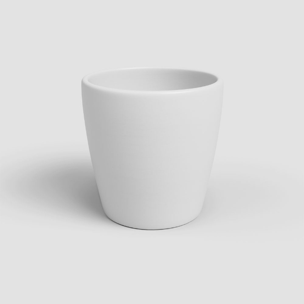 Image de CACHE-POT THALIA ORCHIDÉE 14 MA BLANC NEIGE