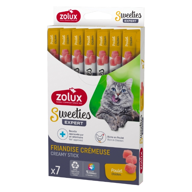 Image de FRD CHAT SWEETIES X7 POULT 98G