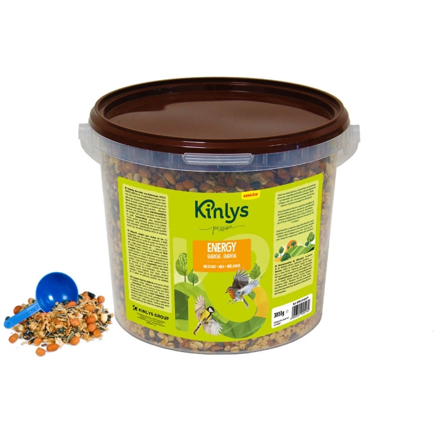 Image de Kinlys passion energy mix pour oiseaux en liberte seau 3kg