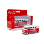 Image de Volkswagen campervan Coca-Cola rouge - Hornby.