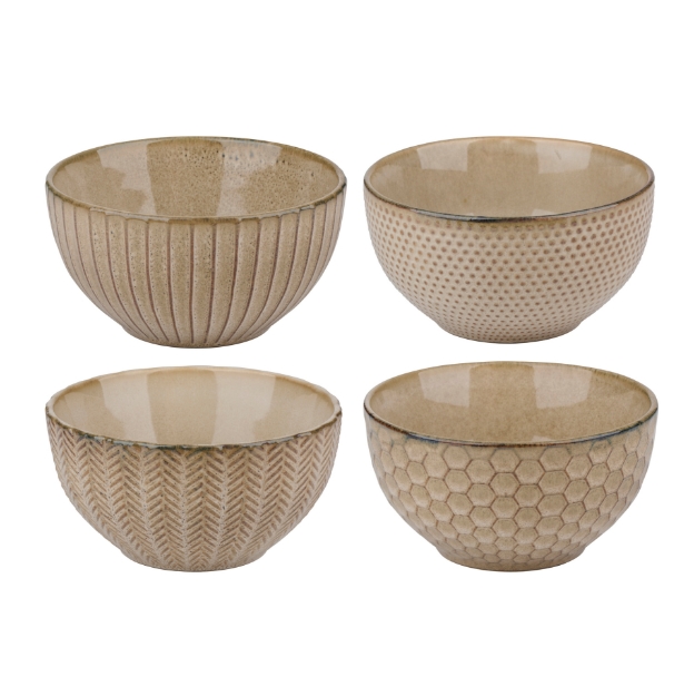 Image de Bol beige 620ml 4as