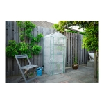 Image de Serre de jardin avec 4 étagères(Ø16 mm, PE armé 120 g/m²) - H160 x 69 x 49 cm
