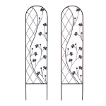 Image de YIN AND YANG TRELLIS  métal déco Anthracite 0,35x1,50m