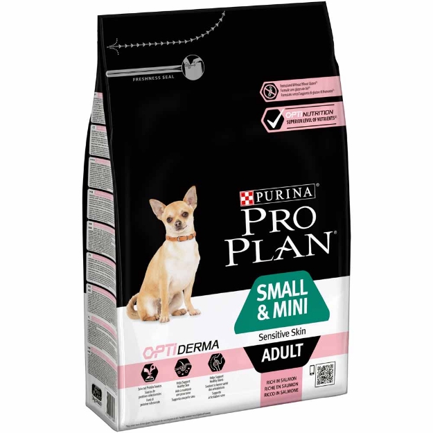 Image de Pro Plan Small&Mini Adult sensit Skin 3kg Saumon