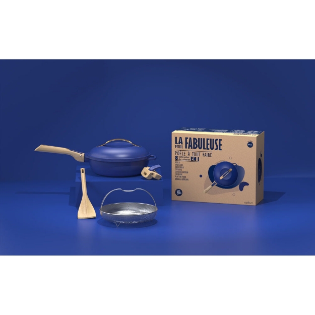 Image de La fabuleuse poele 24cm - saphir - Cookut