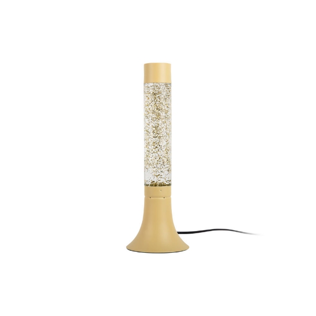 Image de Lampe de table Astro Glitter jaune doux avec paillettes jaune vif - Leitmotiv