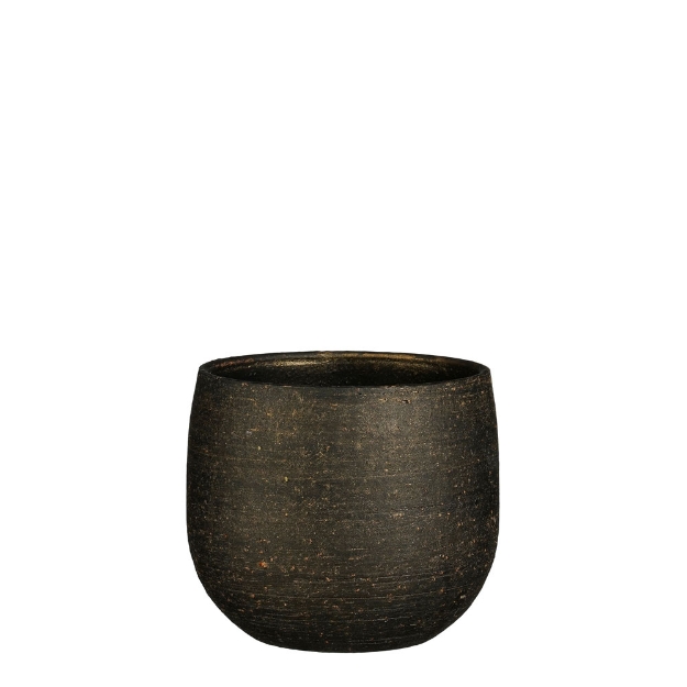 Image de Marcus pot ronde bronze metalliques - h12xd14cm - Mica