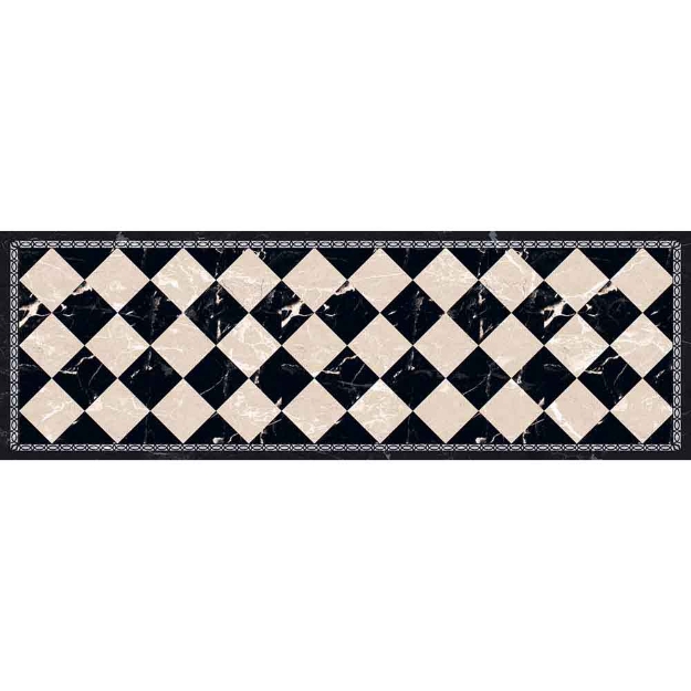 Image de Couloir déco 50x150cm Kitchen mélange brodé