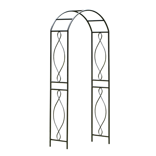 Image de arche "top arch" 229 h x 99 x 40 cm noire