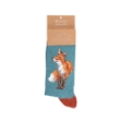 Image de Chaussettes Renard 'Bright Eyed and Bushy Tailed' - Wrendale