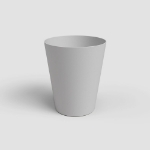 Image de POT PORTO ORCHIDÉE 12,5CM GRIS CLAIR