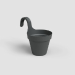 Image de POT CAPRI BALCON INDIVIDUEL 20CM ANTHRACITE