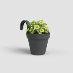 Image de POT CAPRI BALCON INDIVIDUEL 20CM ANTHRACITE
