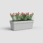 Image de JARDINIÈRE CAPRI RÉS. EAU 50CM V2 GRIS CLAIR