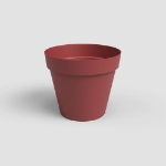 Image de POT CAPRI 40CM ROUGE FONCÉ