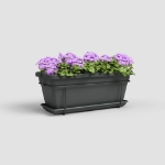 Image de KIT BALCON JARDINIÈRE VENEZIA L 60CM ANTHRACITE