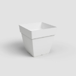 Image de POT CAPRI CARRÉ 40CM BLANC