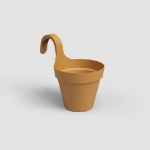 Image de POT CAPRI BALCON INDIVIDUEL 20CM JAUNE MIEL