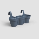 Image de POT CAPRI BALCON TRIPLE 54CM BLEU ARDOISE