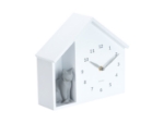 Image de Horloge murale Chat assis - Blanc - Karlsson