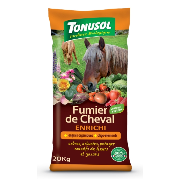 Image de FUMIER DE CHEVAL ENRICHI BIO 40L